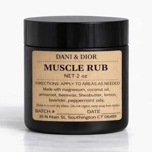 Magnesium Muscle Rub 2oz jar